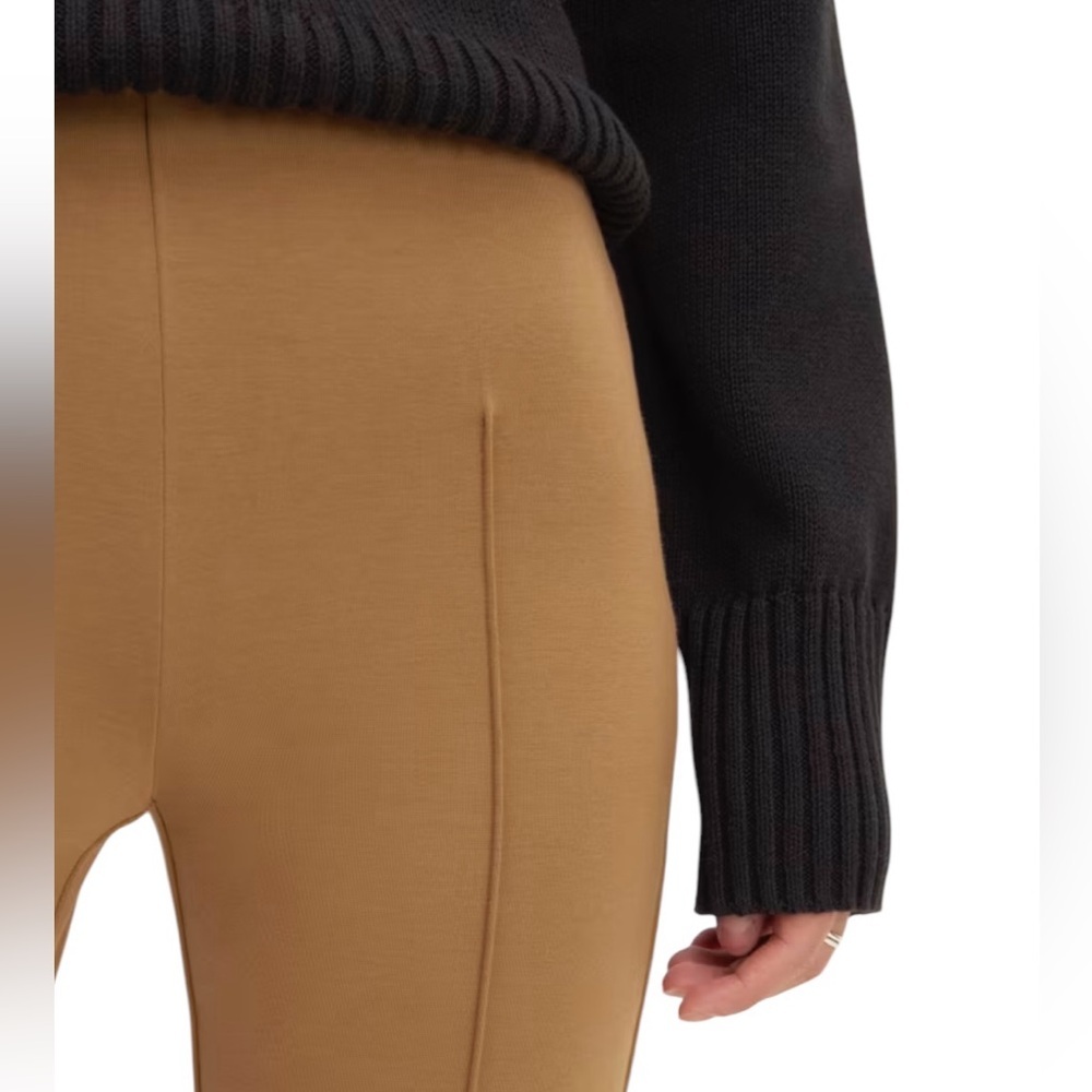 NEW EVERLANE The Dream Kick Flare Pant Pull On in Toasted Coconut Size XS - Picture 3 of 12